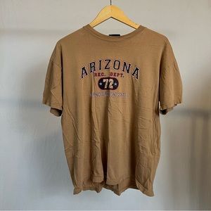 arizona brown tee